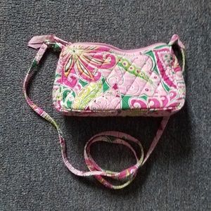 Vera Bradley Pinwheel Pink Amy Shoulder Bag